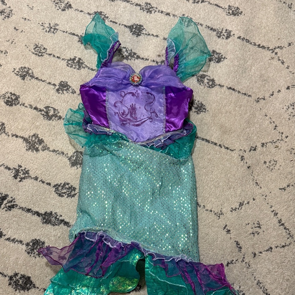 vintage disney store ariel mermaid costume xs